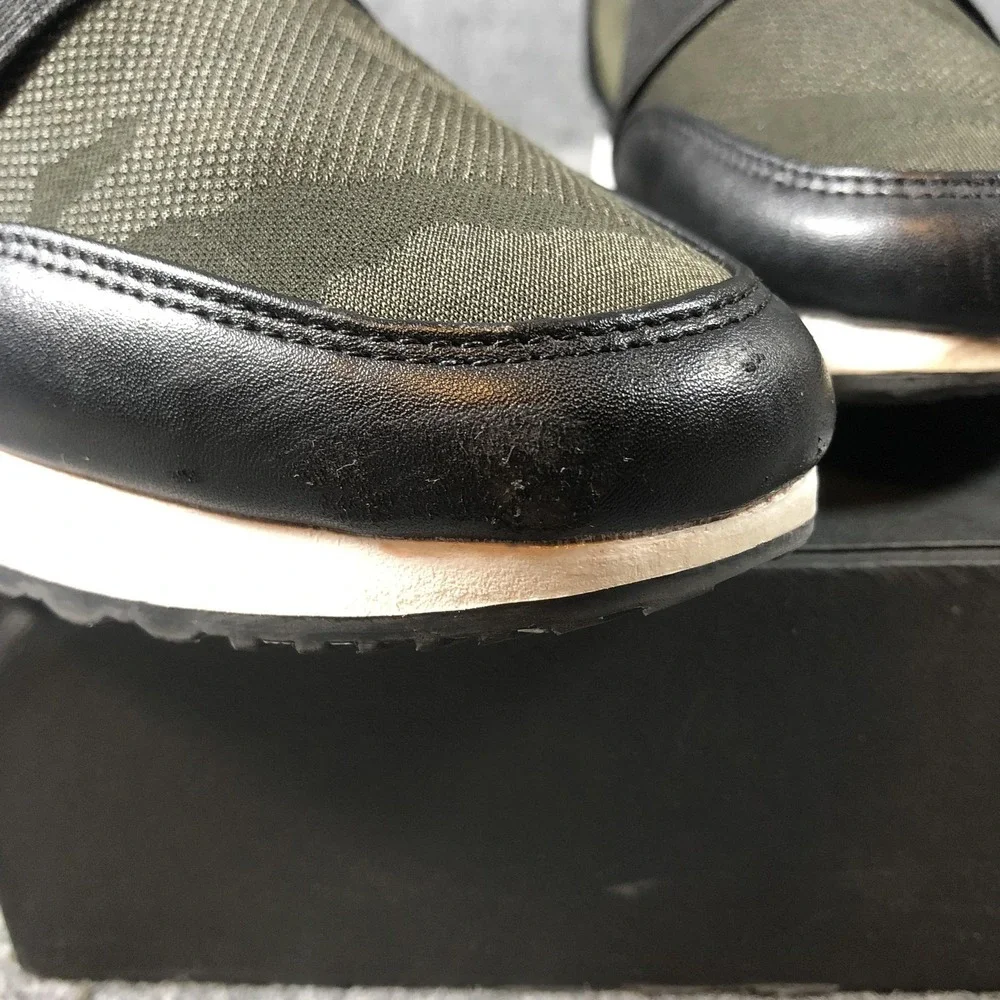 Steve Madden Shoes Mens Size‎ 7 M Green Camo Slip On Casual Comfort Sneakers